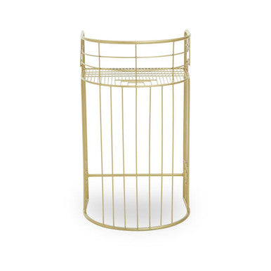 Rabia Gold Finish Bar Chair - PN Home