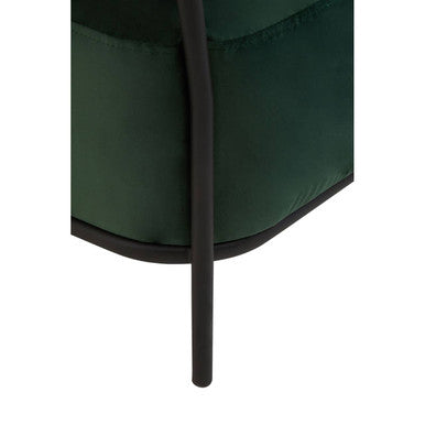 Haya Green Velvet Chair
