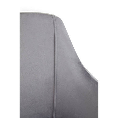 Darcy Grey Velvet Dining Chair - PN Home