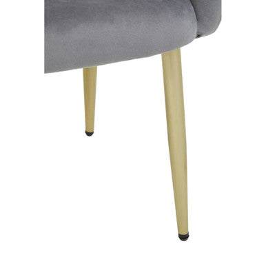 Darcy Grey Velvet Dining Chair - PN Home