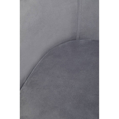 Darcy Grey Velvet Dining Chair - PN Home
