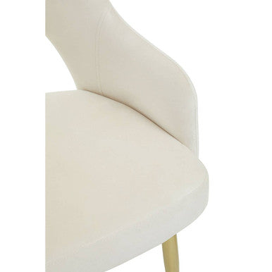 Dani Stone Velvet Dining Chair