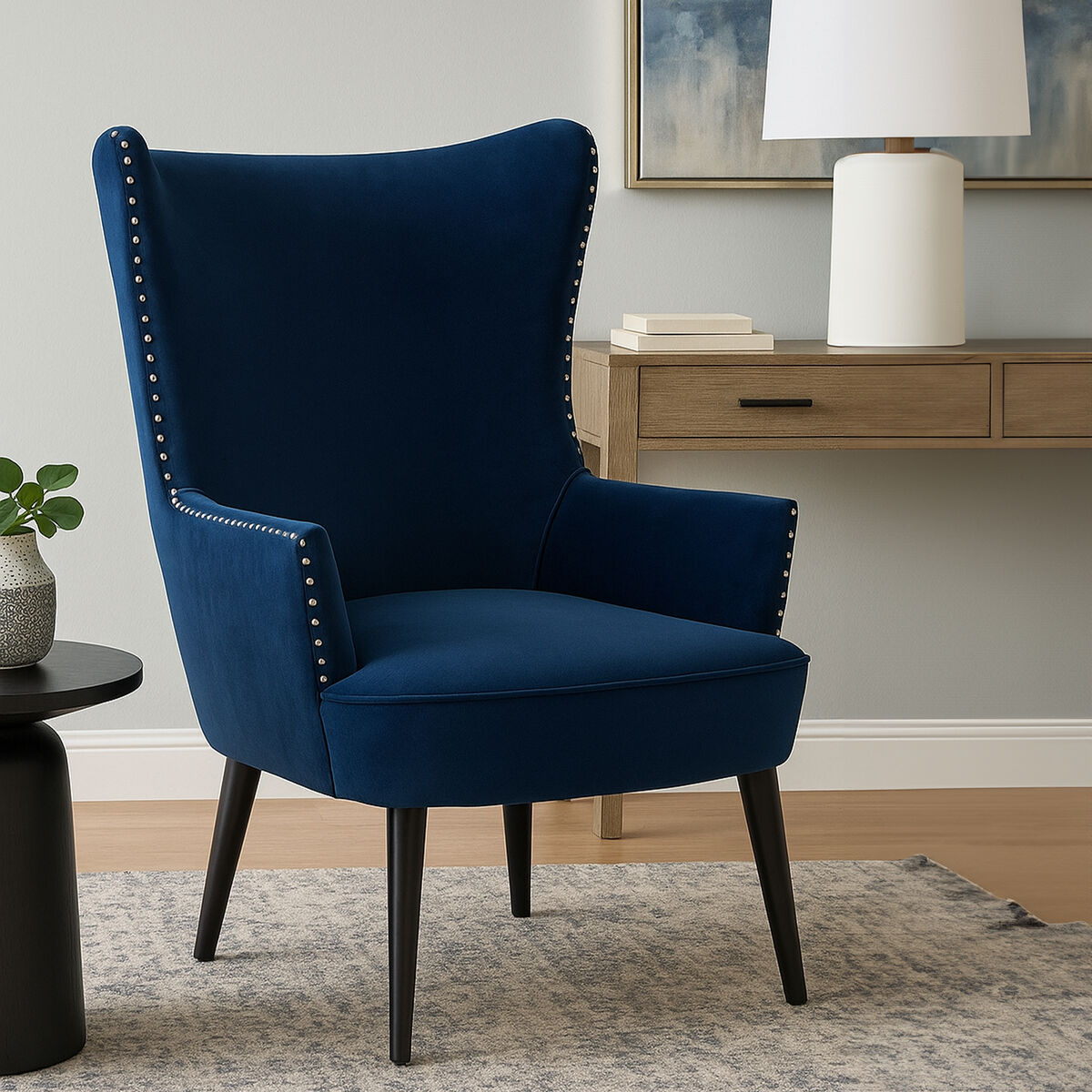 Wexley Wingback Lounge Chair - PN Home
