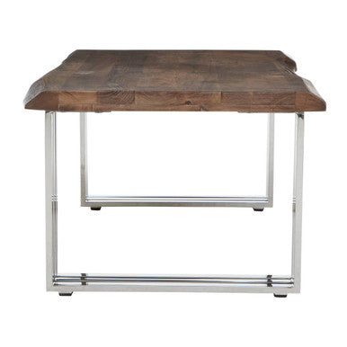 Hampstead Natural And Silver Coffee Table - PN Home