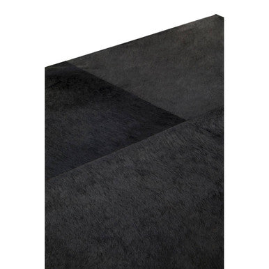 Kensington Townhouse Hair On Leather Black And Gold Coffee Table - PN Home