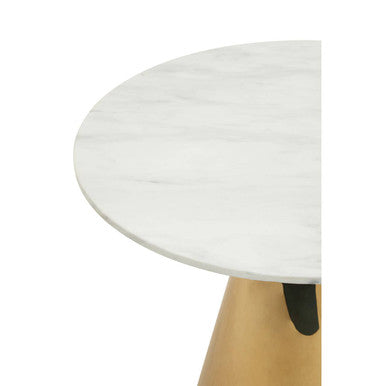 Azalea White Marble Top Dining Table - PN Home