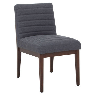 Brando Charcoal Grey Dining Chair with Oak Legs - PN Home