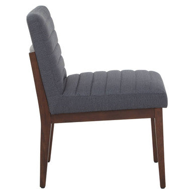 Brando Charcoal Grey Dining Chair with Oak Legs - PN Home