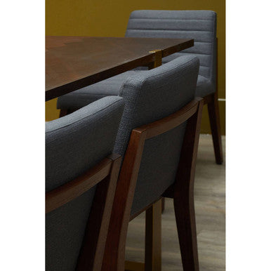 Brando Charcoal Grey Dining Chair with Oak Legs - PN Home
