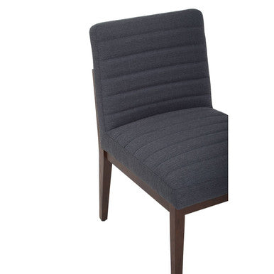 Brando Charcoal Grey Dining Chair with Oak Legs - PN Home