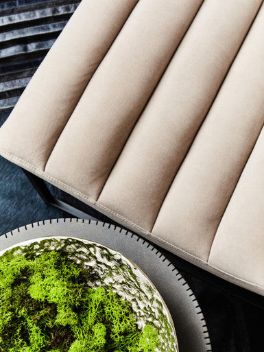 Vogue Ivory Velvet Lounge Chair