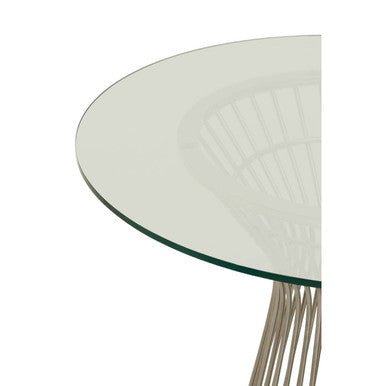 Vogue Round Silver Dining Table