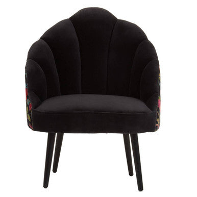 Cefena Peacock Design Scalloped Chair - PN Home