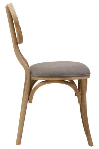 Cebu Grey Wash Elm Wood Dining Chair - PN Home