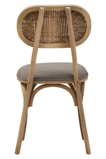 Cebu Grey Wash Elm Wood Dining Chair - PN Home