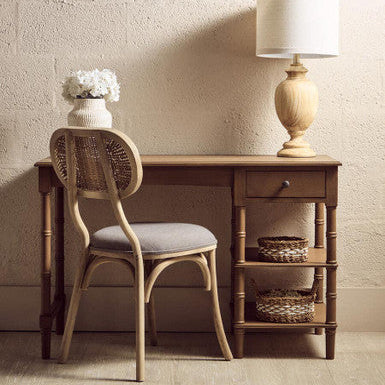 Cebu Grey Wash Elm Wood Dining Chair - PN Home