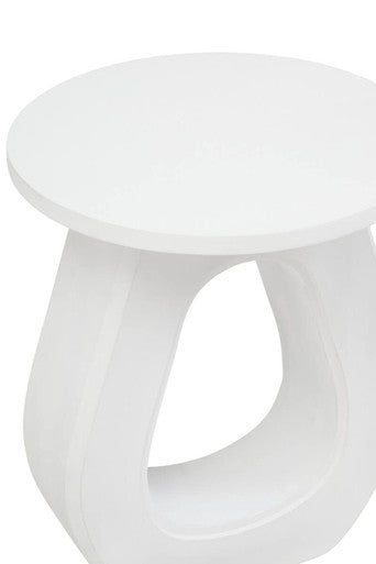 Walsa Whitewash Mango Wood Accent Table - PN Home