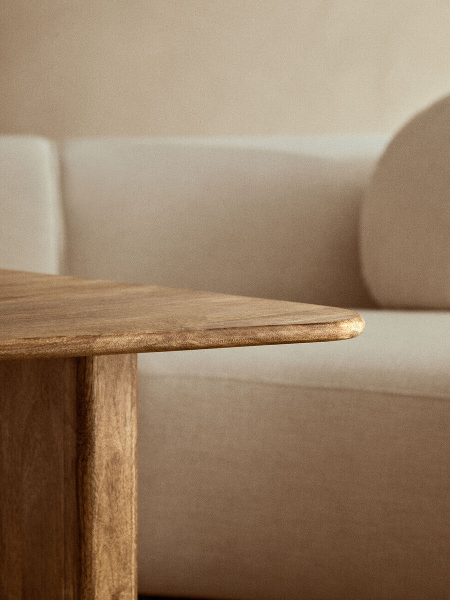 Walsa Natural Finish Mango Wood Coffee Table - PN Home