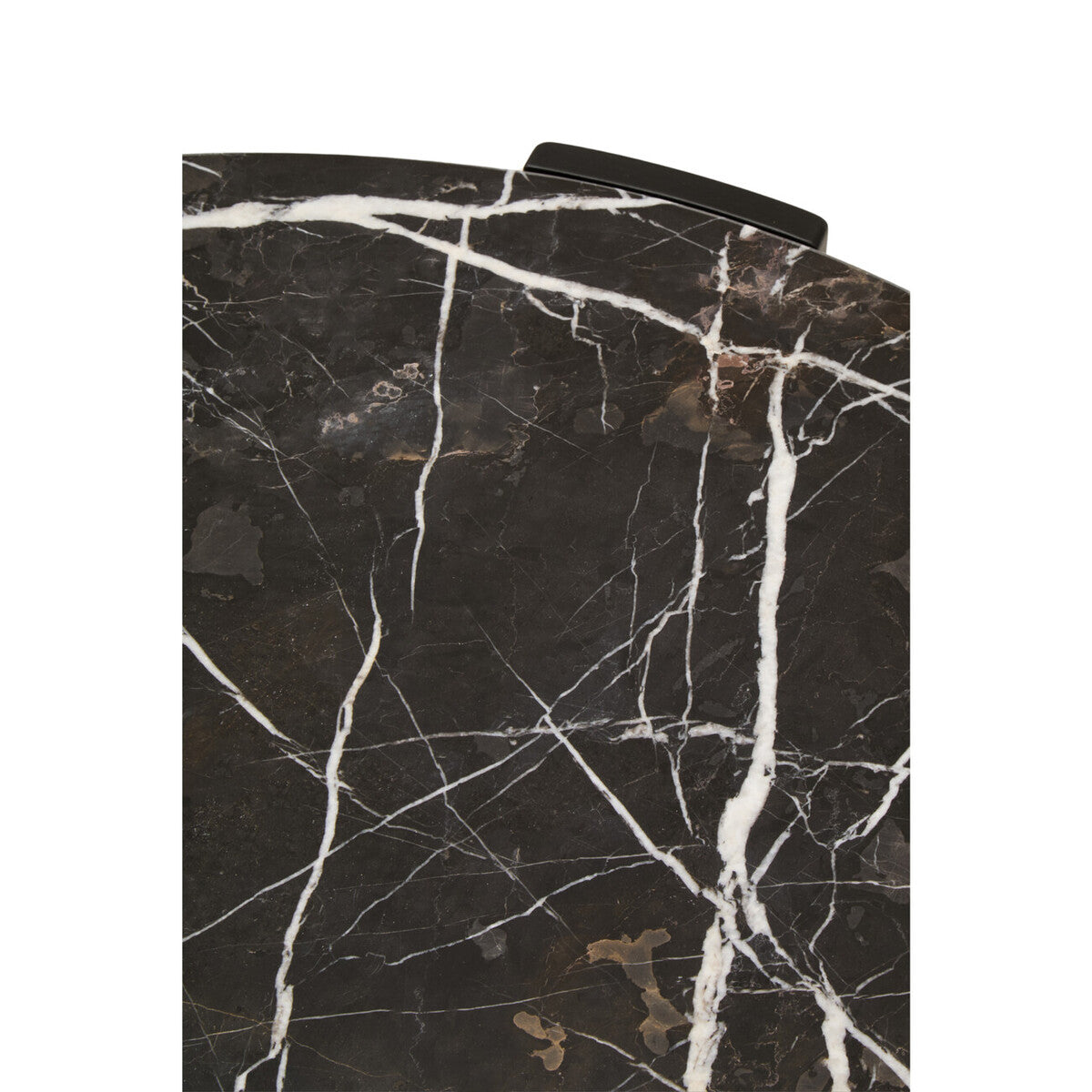 Palermo Round Black Marble Top Large Coffee Table - PN Home