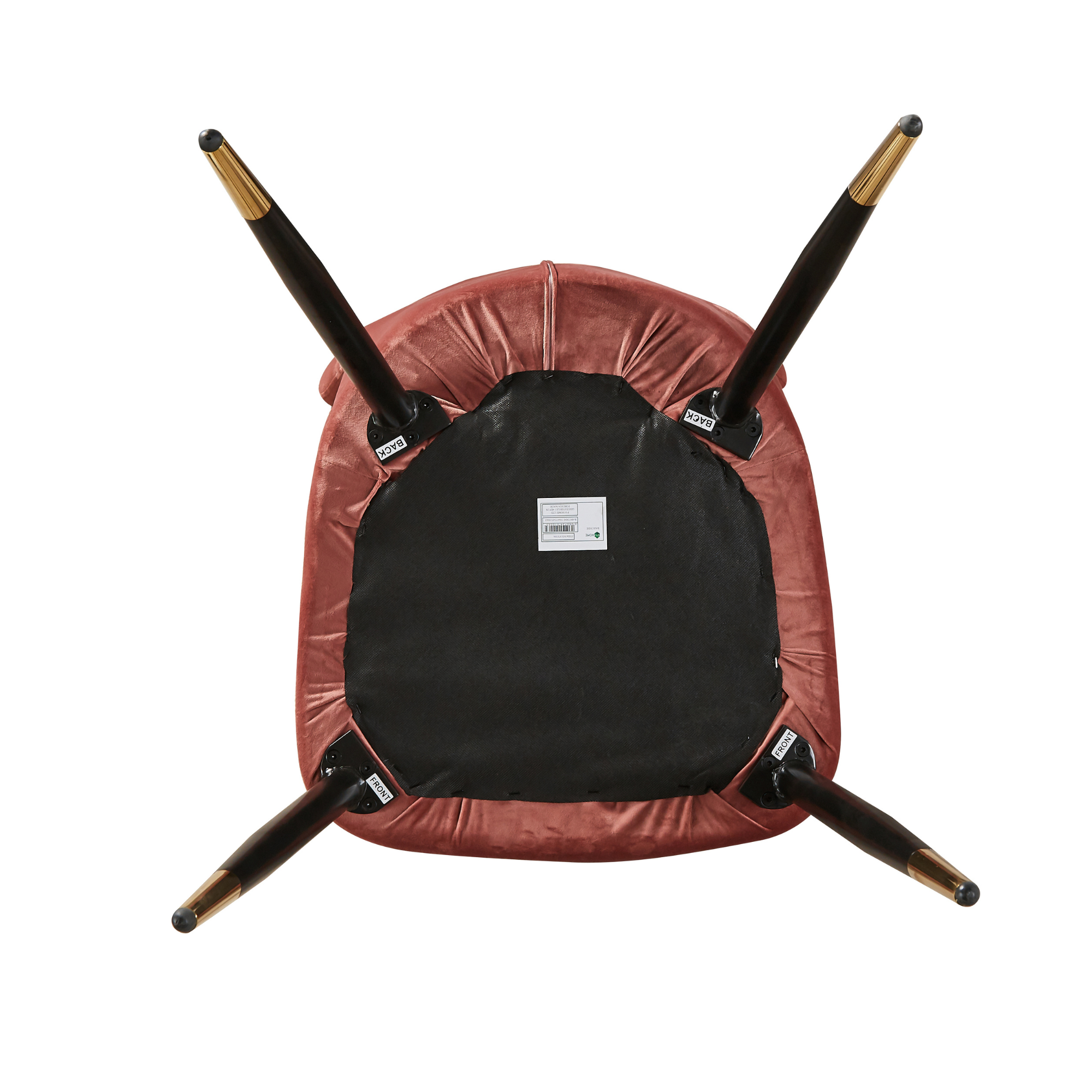 7 Pieces New York Rocco Dining Set - a Walnut Rectangular Dining Table and Set of 6 Green Dining Chairs