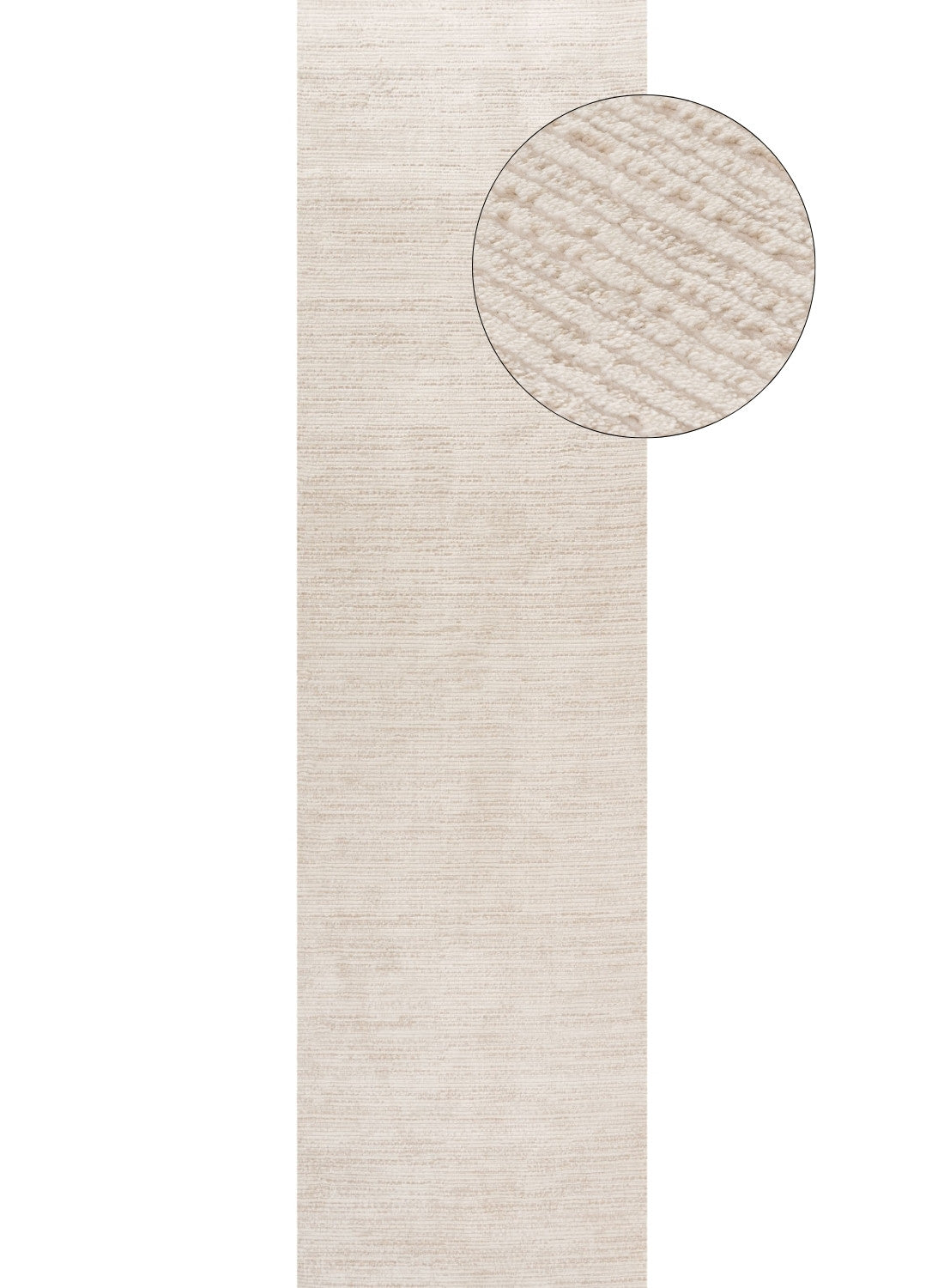 Carmel Cream-Beige Striped Rug | 6010 - PN Home