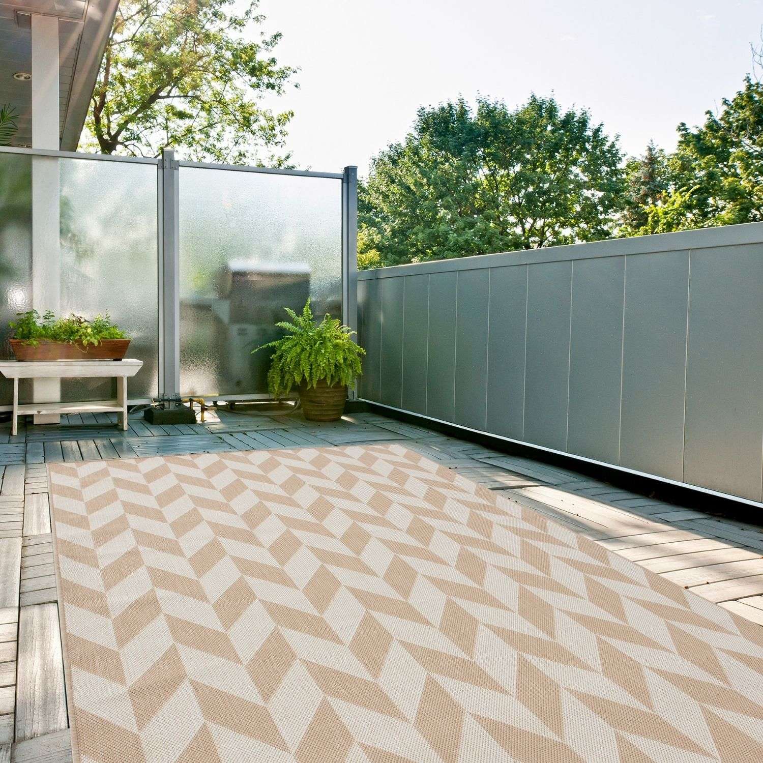 Ecology Outdoor Rug Beige | 600Be - PN Home