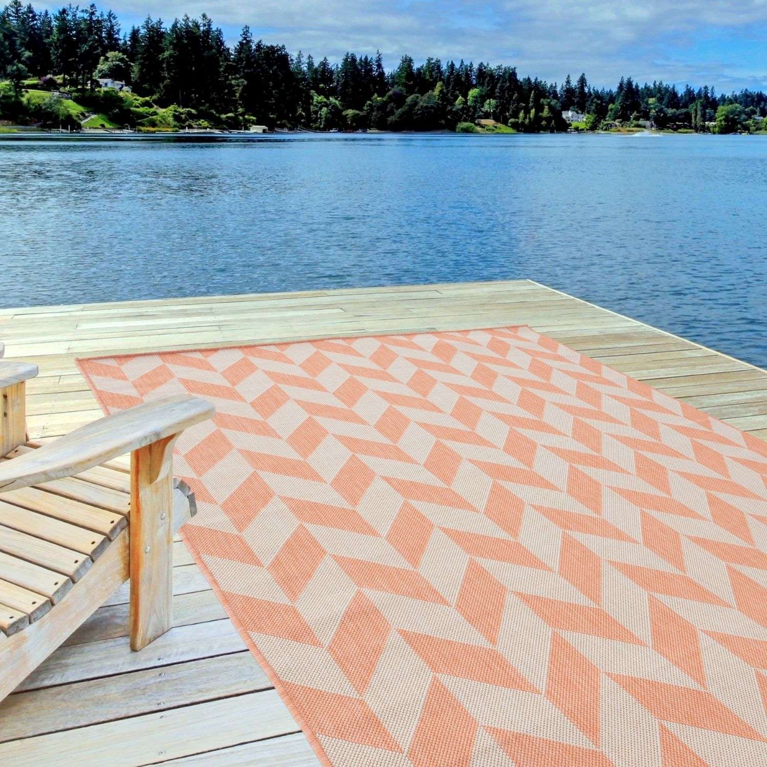 Ecology Outdoor Rug Orange | 600Or - PN Home