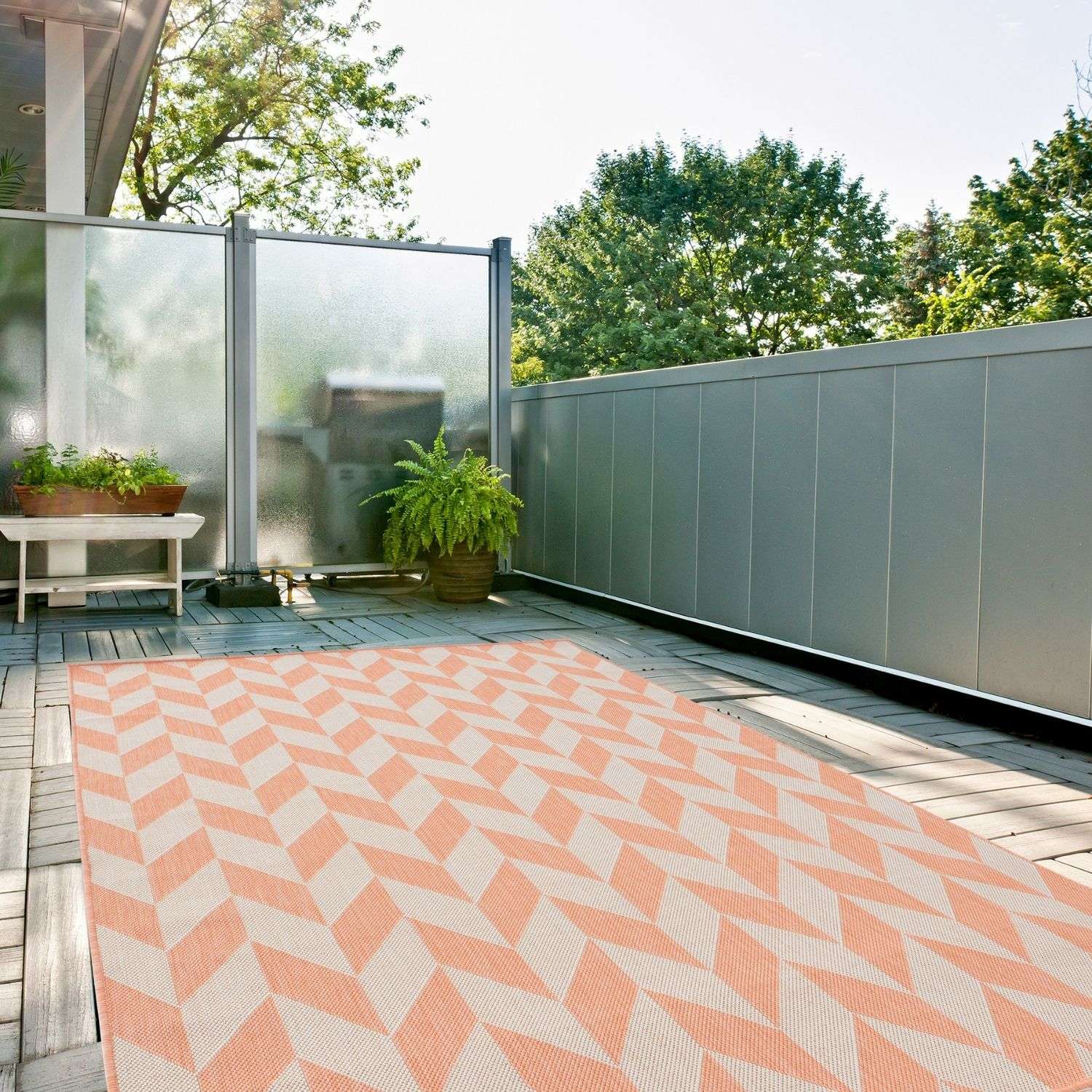 Ecology Outdoor Rug Orange | 600Or - PN Home