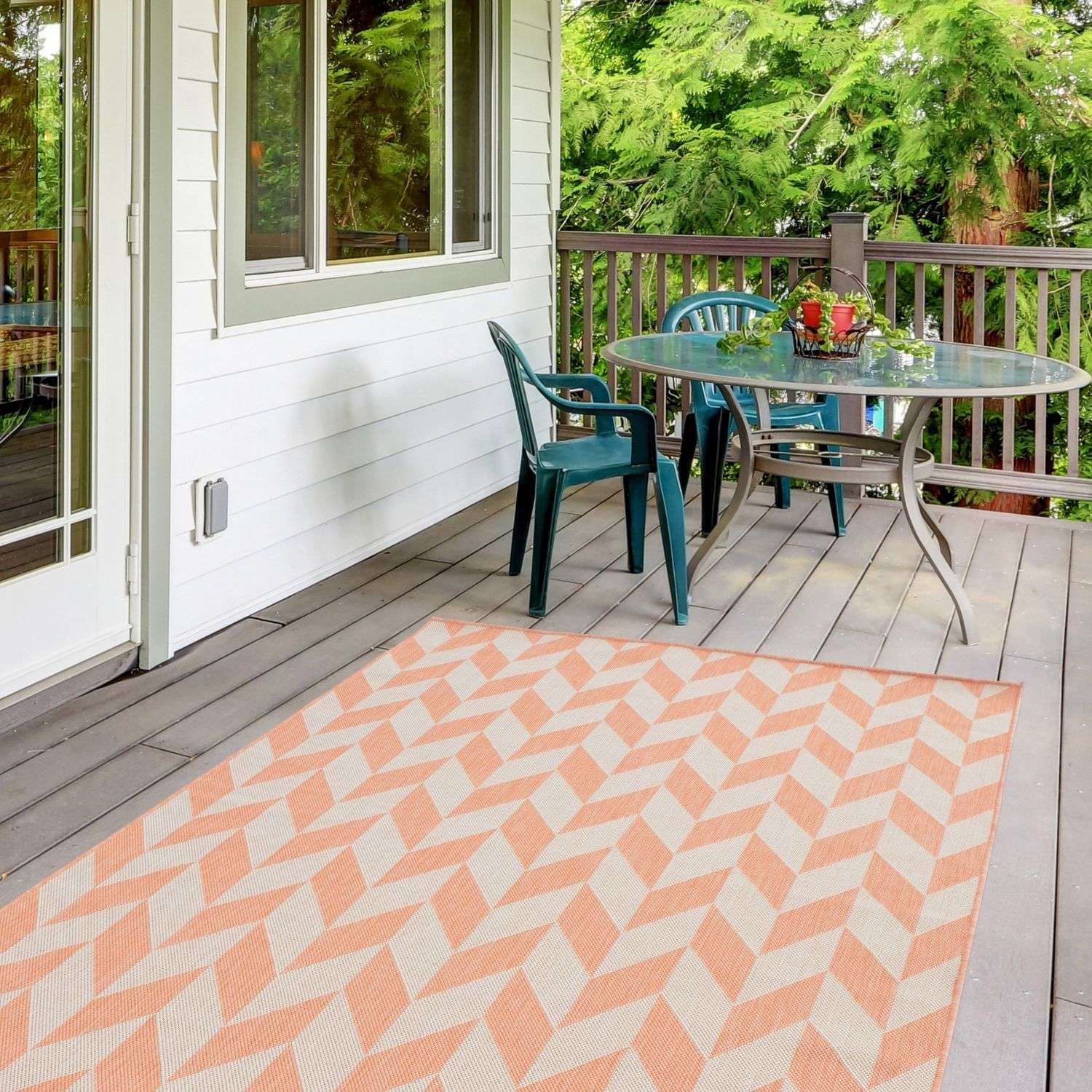 Ecology Outdoor Rug Orange | 600Or - PN Home