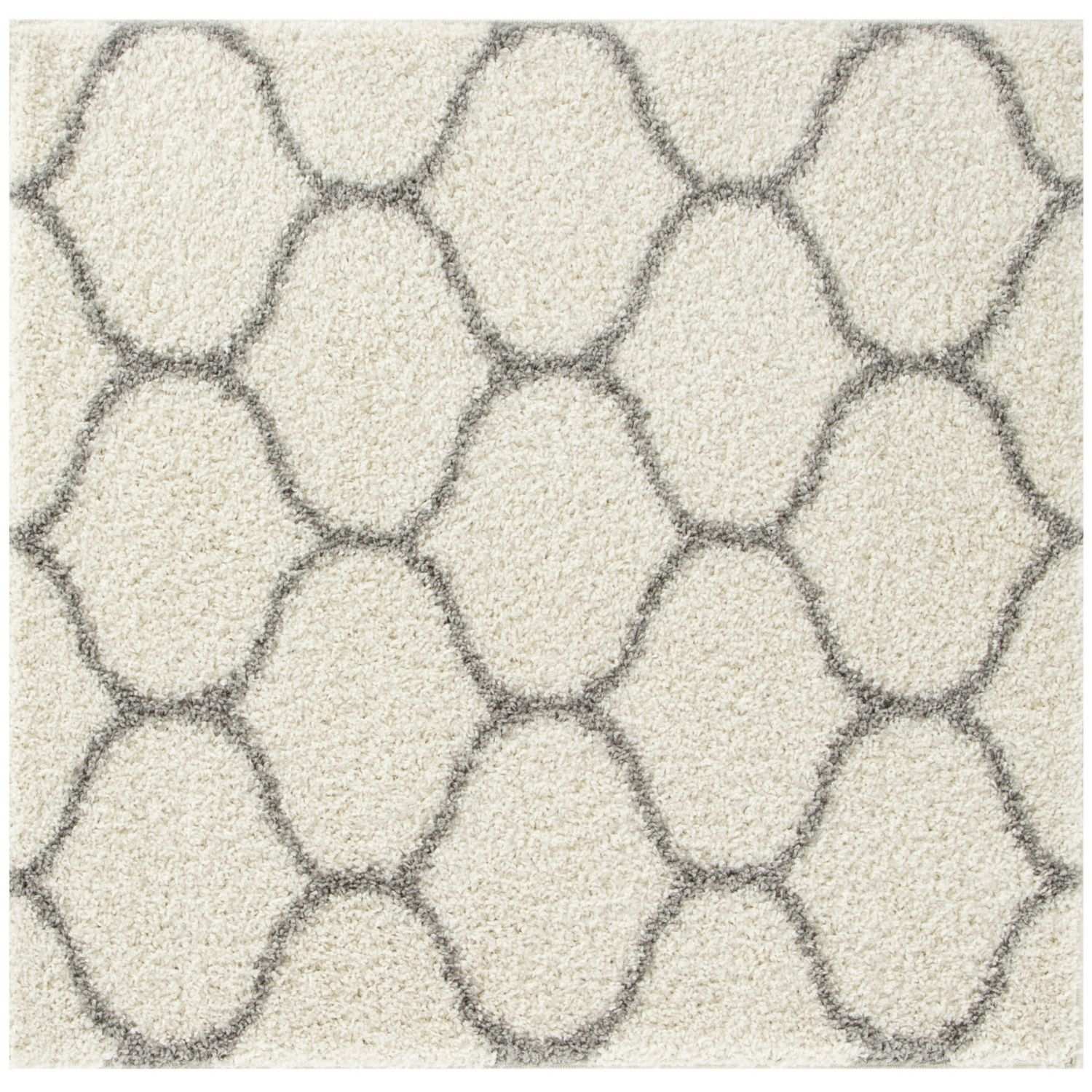 Moroccan Ivory Shaggy Rug | 600 - PN Home