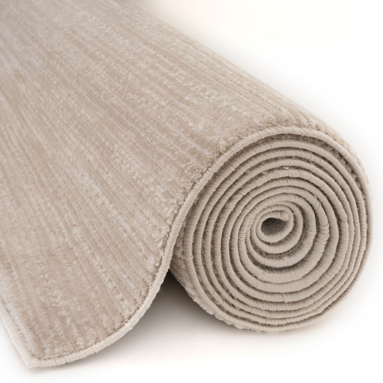Carmel Beige-Cream Striped Rug | 6020 - PN Home