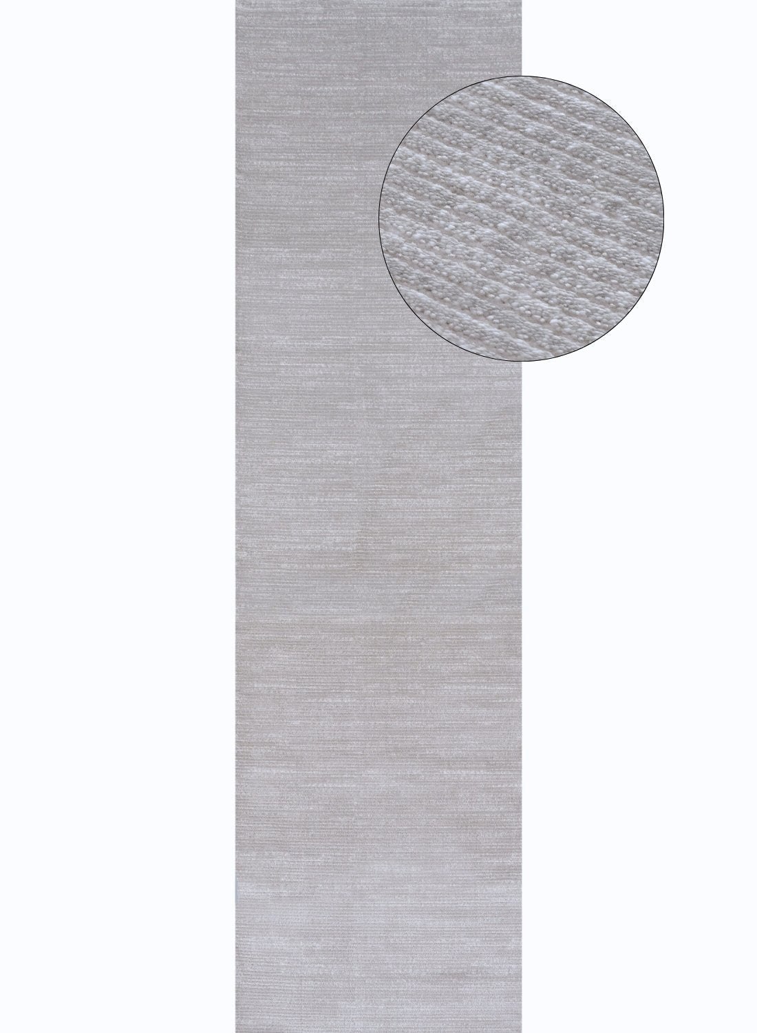 Carmel Grey-Cream Striped Rug | 6020 - PN Home