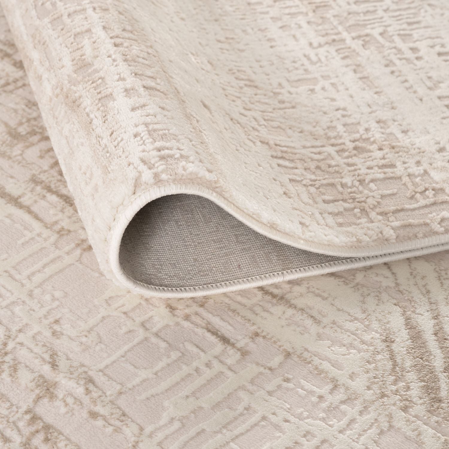 Carmel Cream-Beige Abstract Rug | 6030 - PN Home