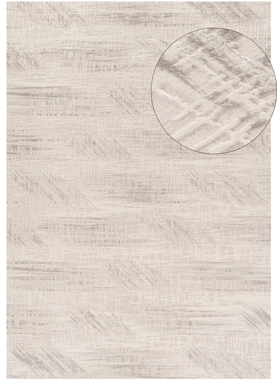 Carmel Cream-Grey Abstract Rug | 6030 - PN Home