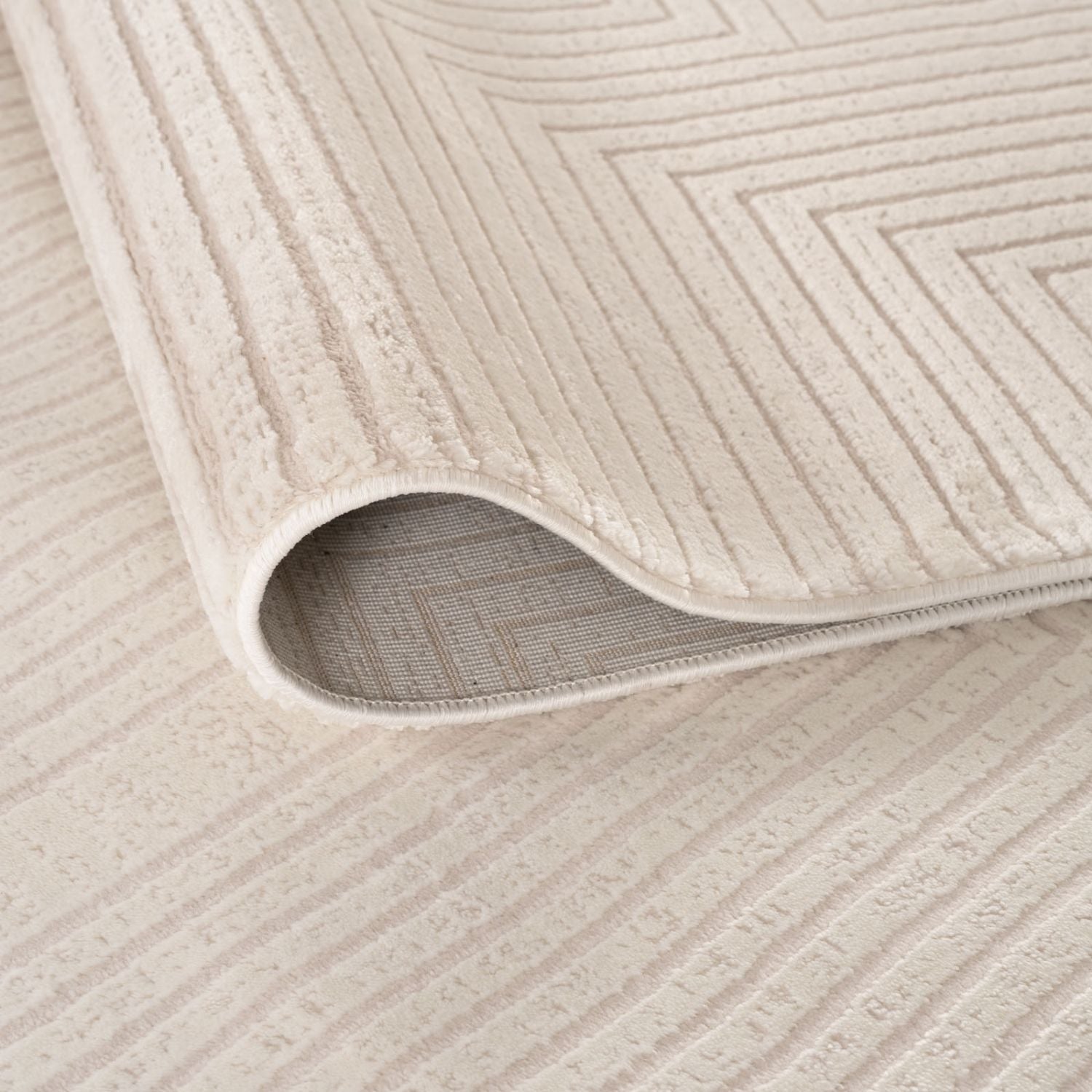 Carmel Cream Geometric Rug | 6040 - PN Home