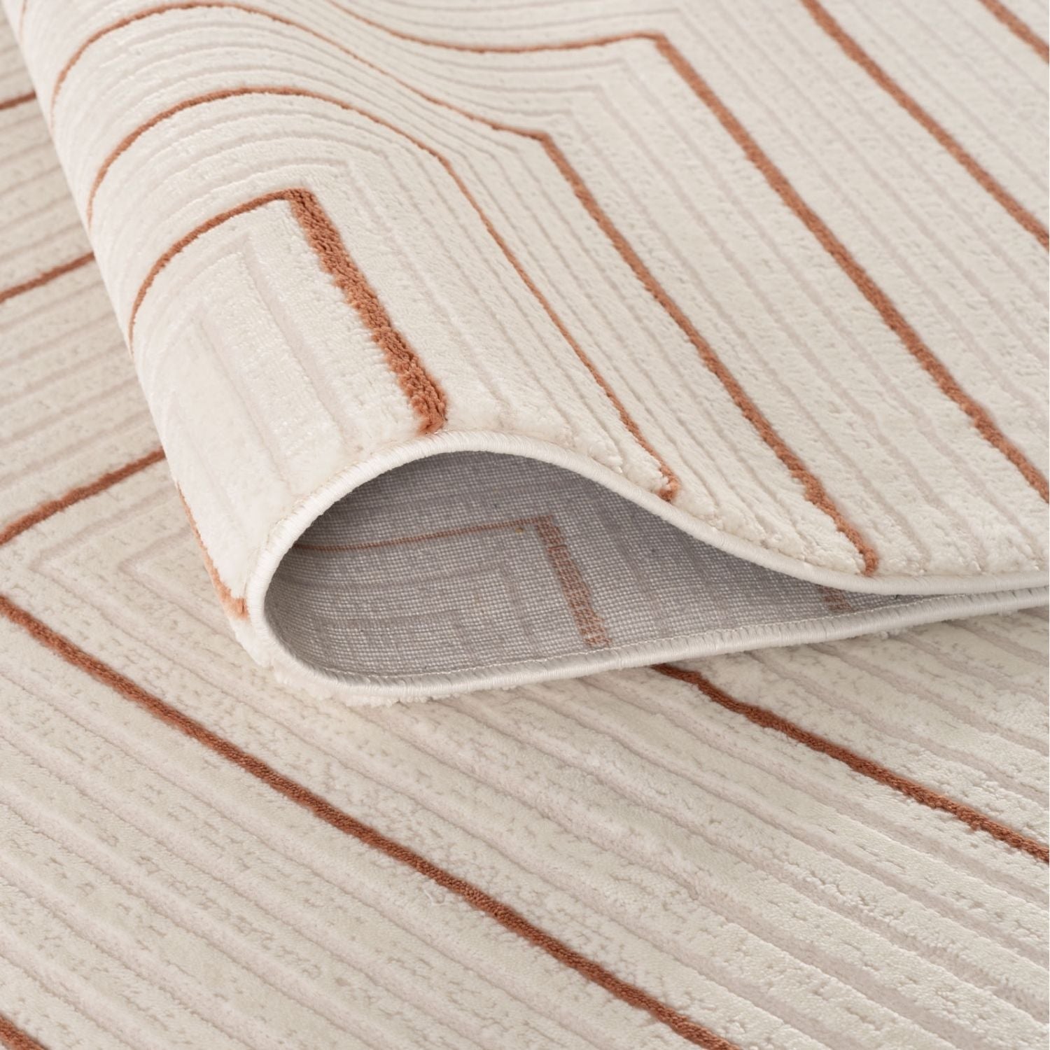 Carmel Cream-Terra Geometric Rug | 6040 - PN Home