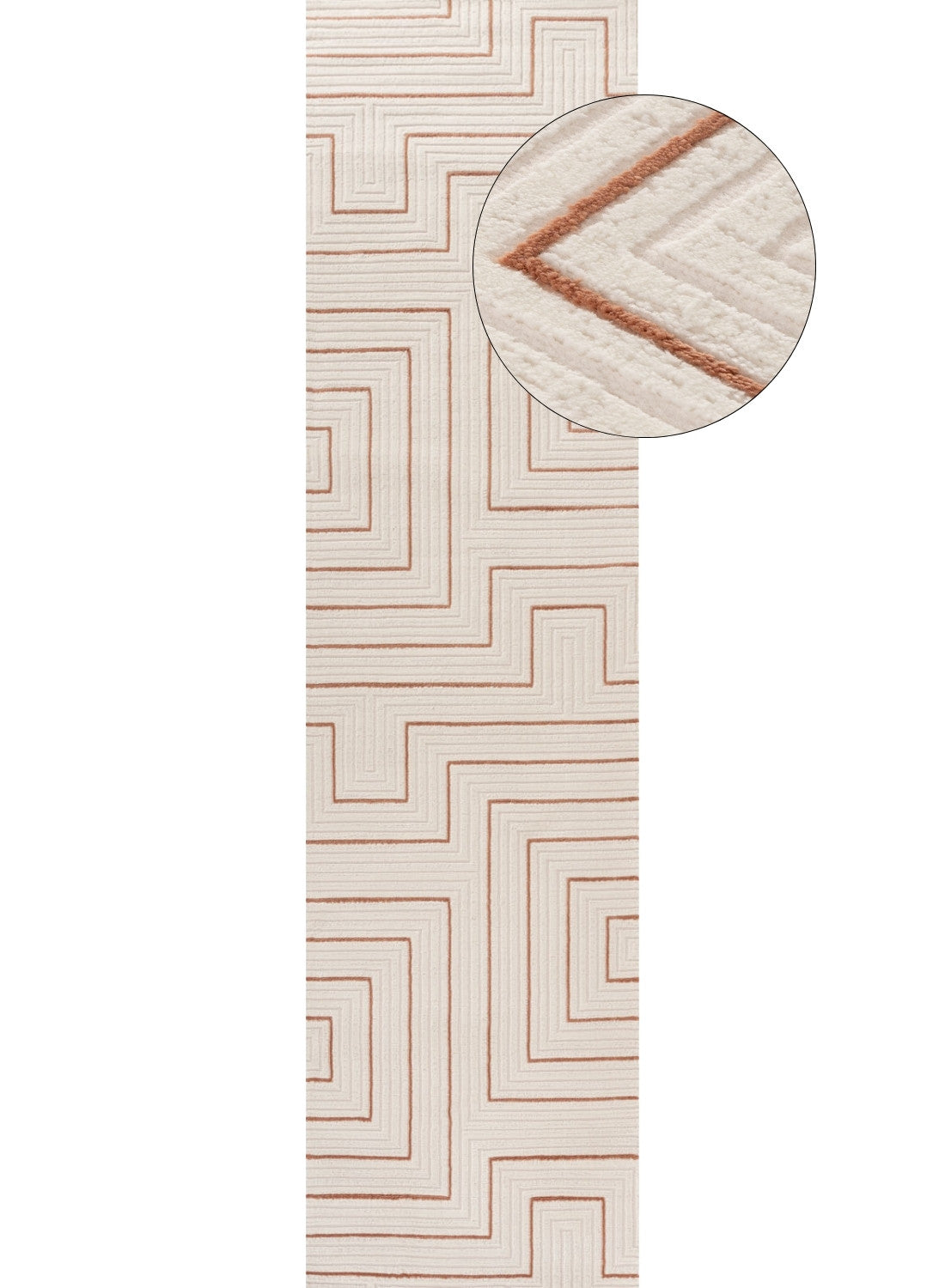 Carmel Cream-Terra Geometric Rug | 6040 - PN Home