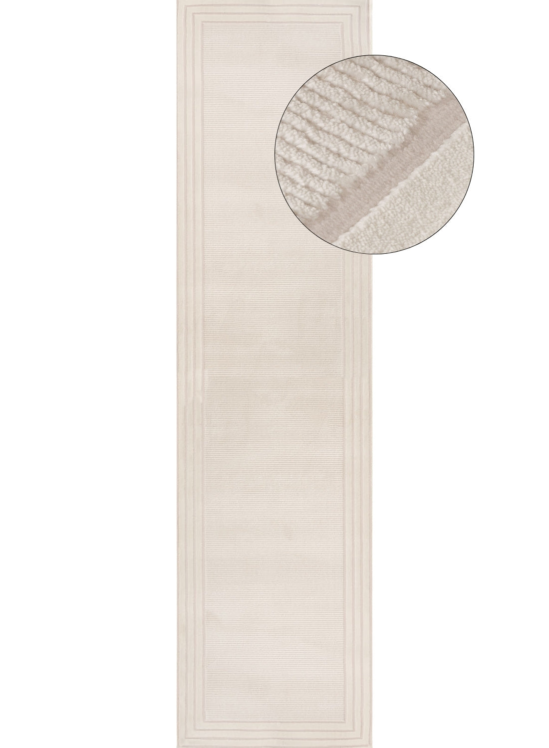 Carmel Cream Bordered Rug | 6060 - PN Home