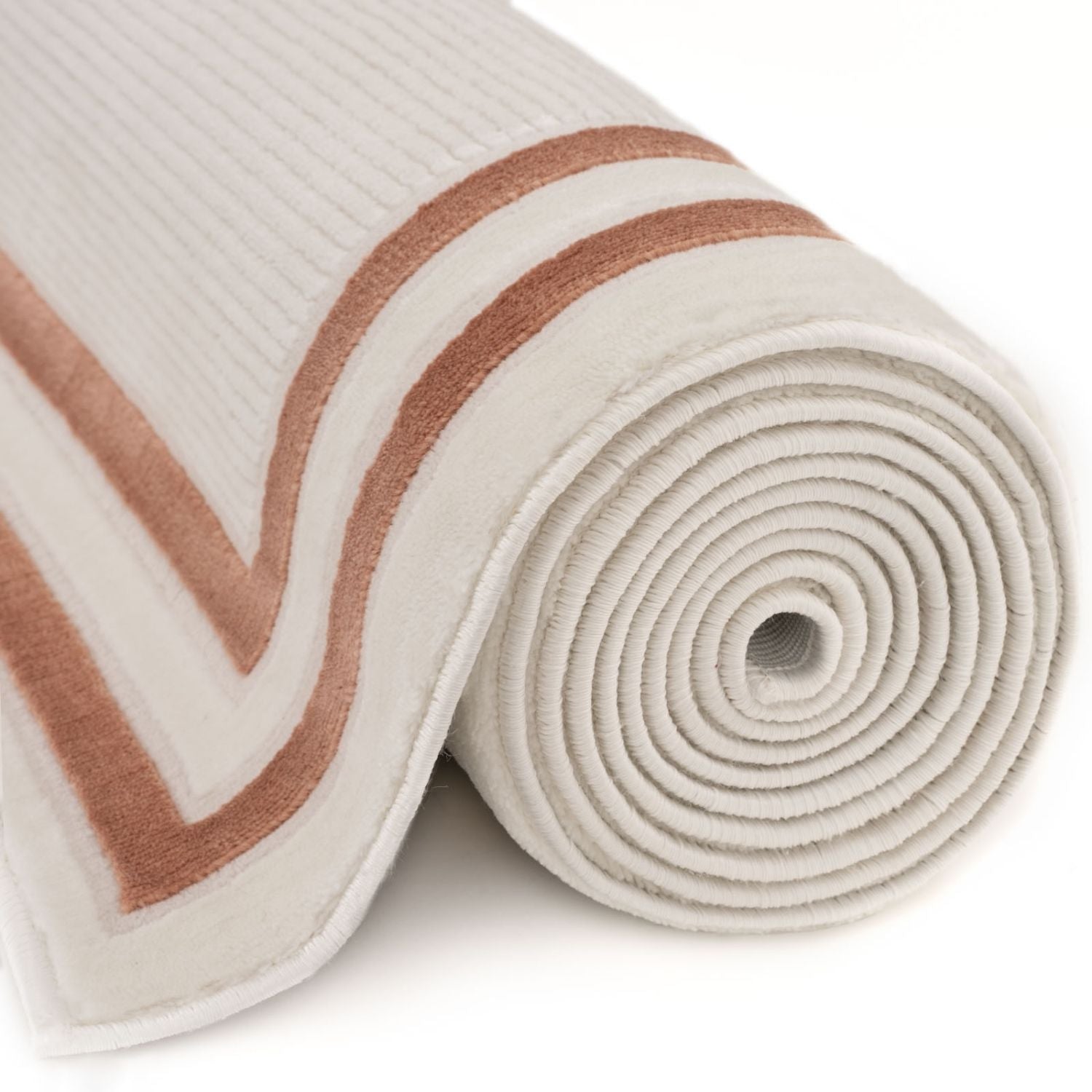Carmel Cream-Terra Bordered Rug | 6060 - PN Home