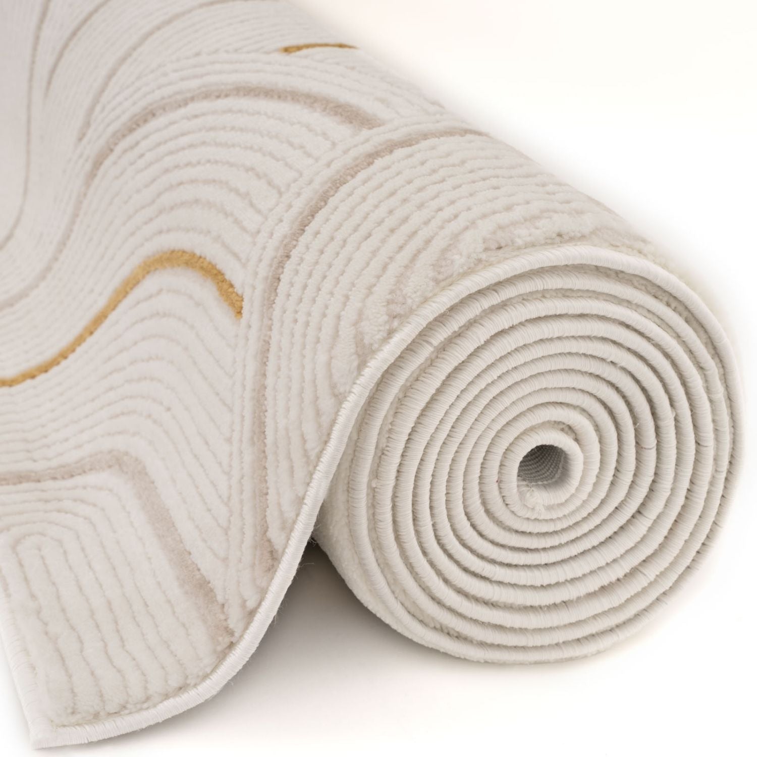 Carmel Cream-Gold Geometric Rug | 6070 - PN Home