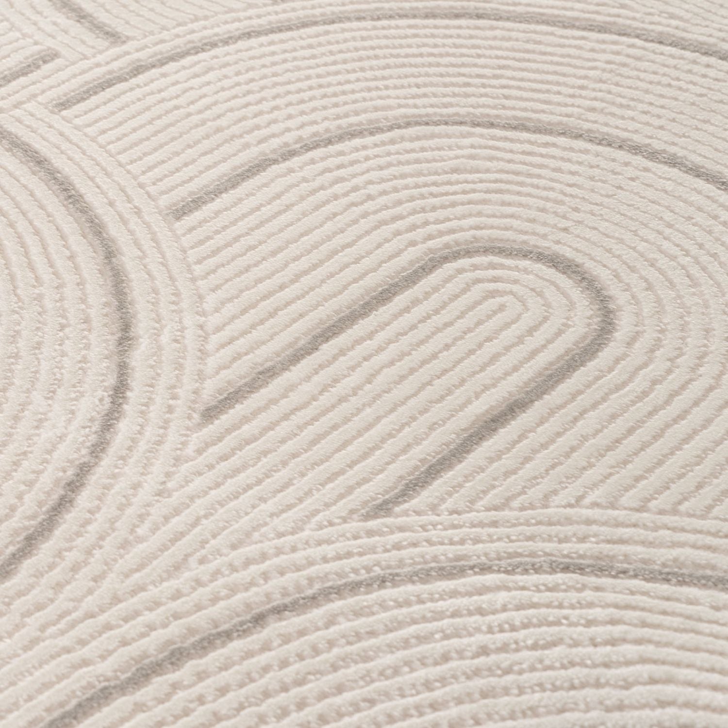 Carmel Cream-Grey Geometric Rug | 6070 - PN Home