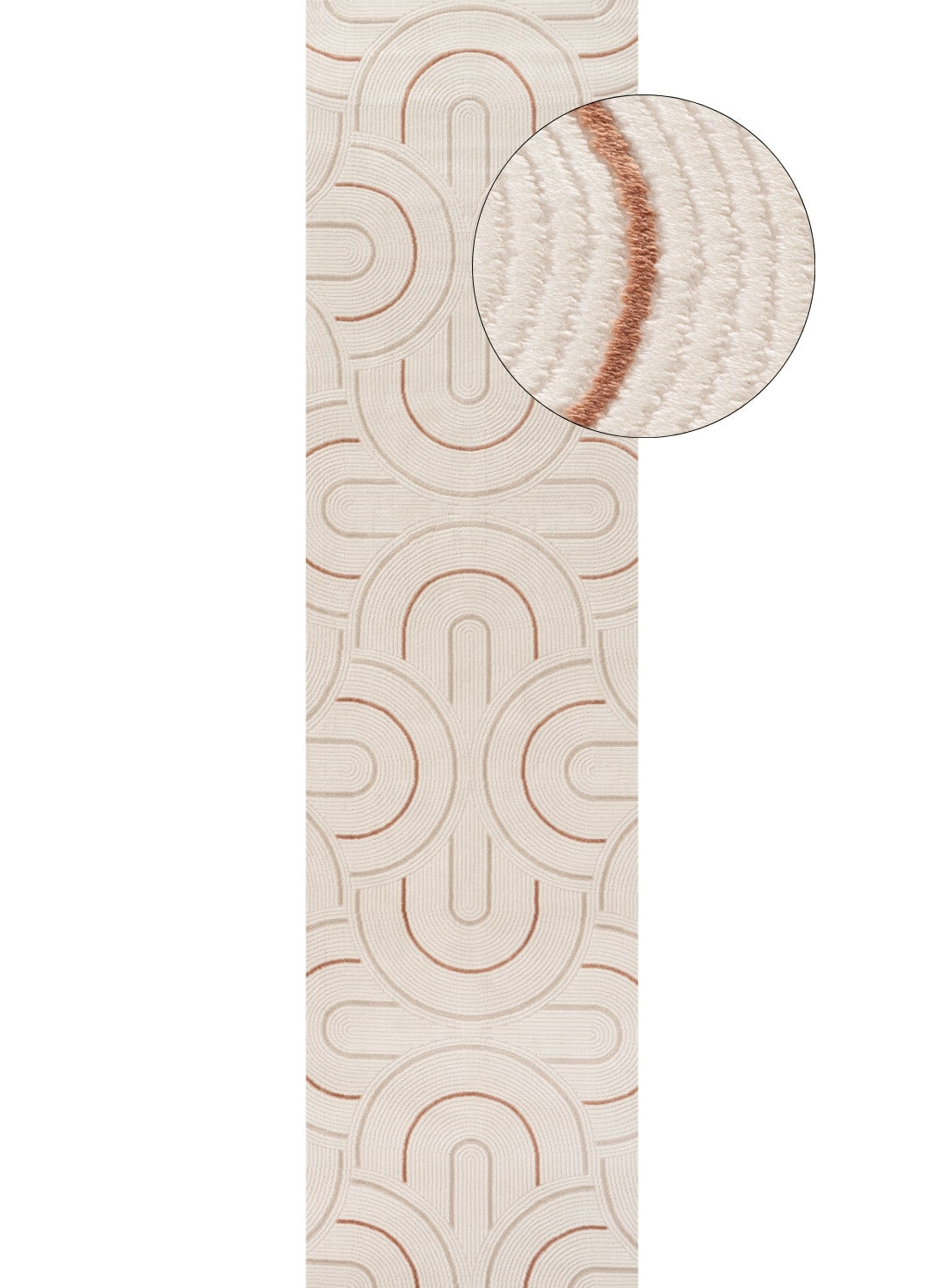 Carmel Cream-Terra Geometric Rug | 6070 - PN Home