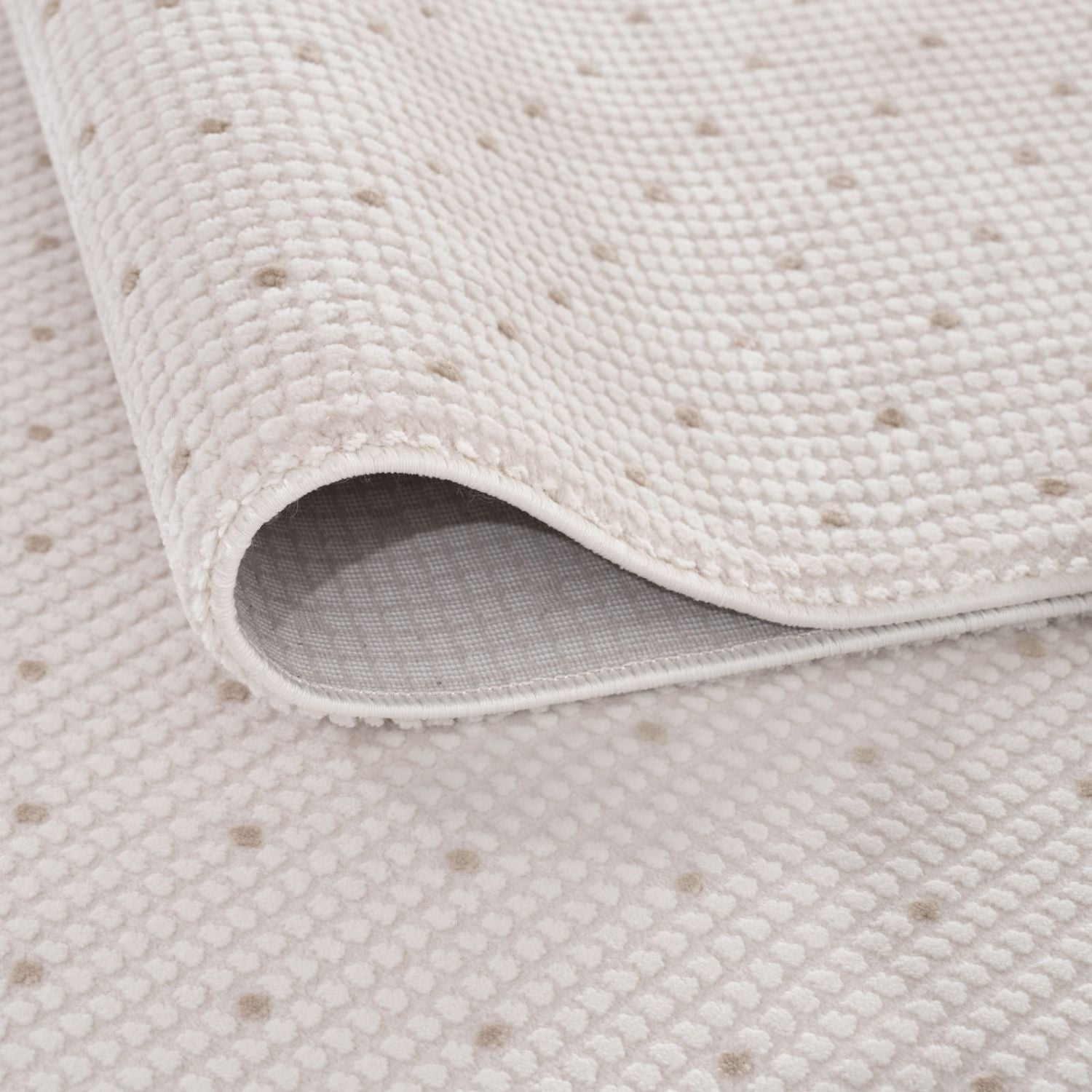 Carmel Cream-Beige Dots Rug | 6080 - PN Home