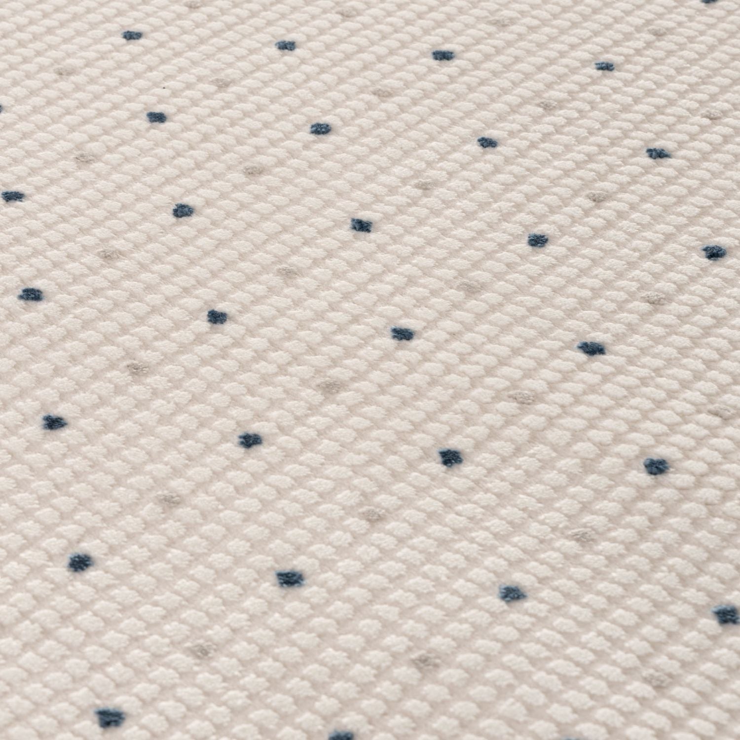 Carmel Cream-Blue Dots Rug | 6080 - PN Home
