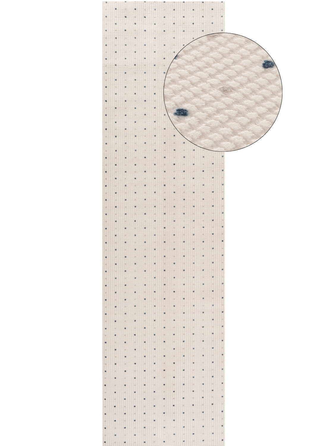 Carmel Cream-Blue Dots Rug | 6080 - PN Home