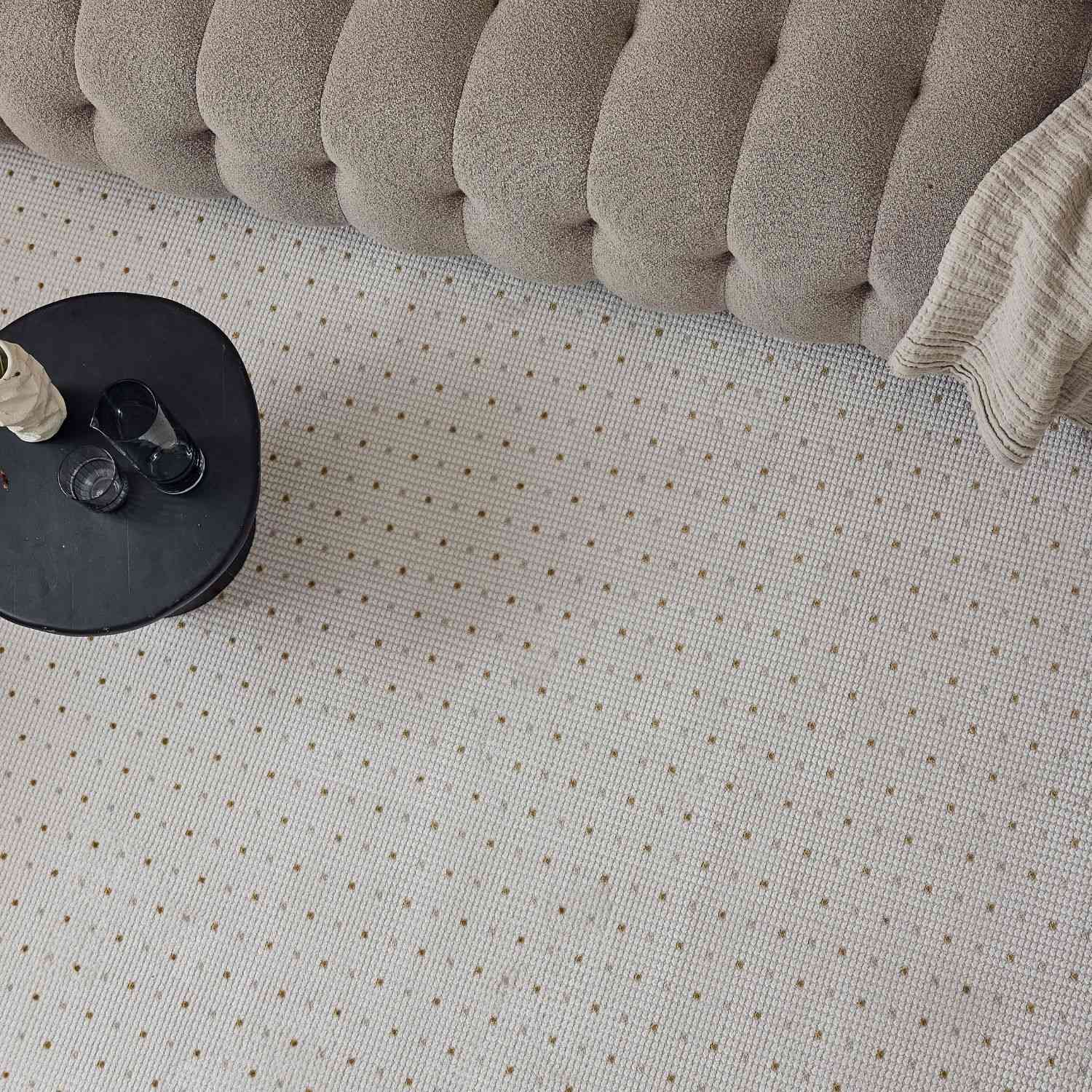 Carmel Cream-Gold Dots Rug | 6080 - PN Home