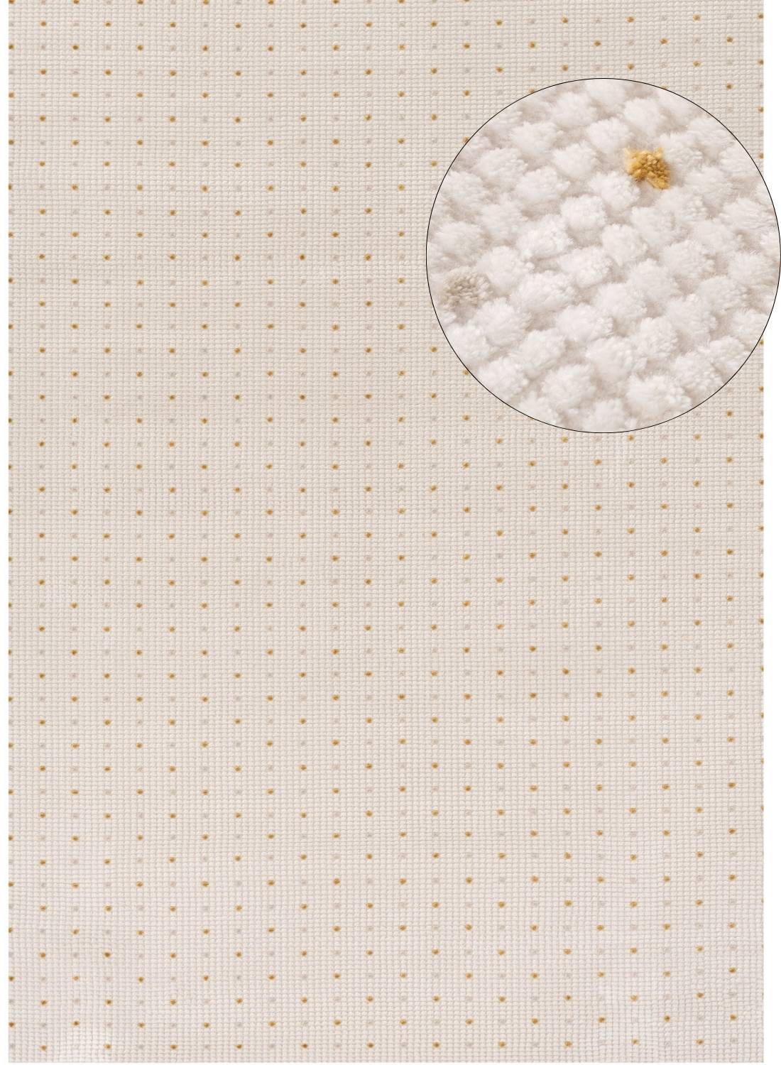 Carmel Cream-Gold Dots Rug | 6080 - PN Home