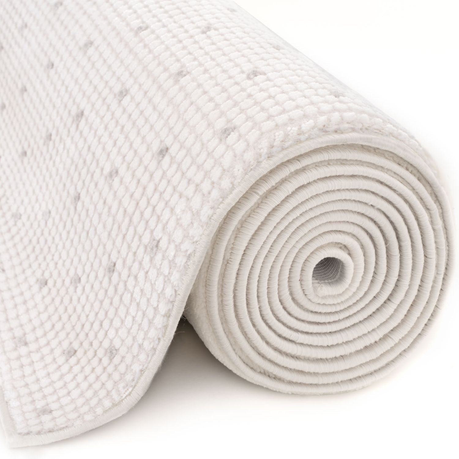 Carmel Cream-Grey Dots Rug | 6080 - PN Home
