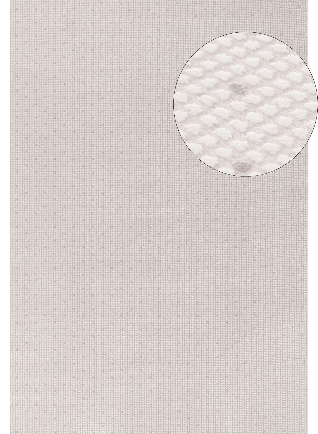 Carmel Cream-Grey Dots Rug | 6080 - PN Home
