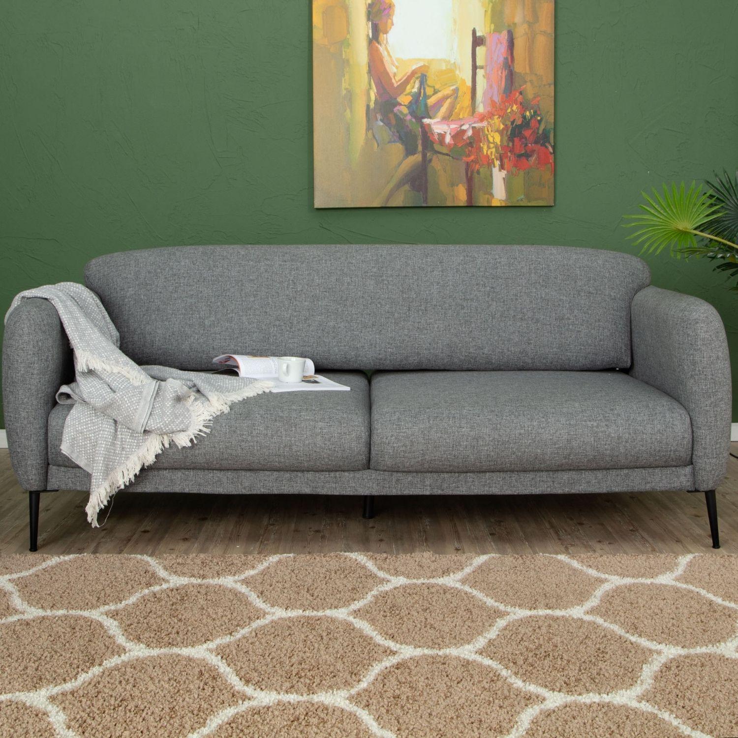 Moroccan Beige Shaggy Rug | 620 - PN Home